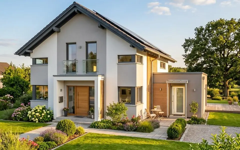 Prefab woning met kangoeroewoning: woonhuis met twee aparte voordeuren – meerkosten van de tweede wooneenheid 2026 Prefab woning met kangoeroewoning: woonhuis met twee aparte voordeuren – meerkosten van de tweede wooneenheid 2026